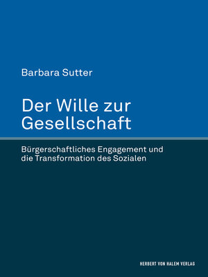 cover image of Der Wille zur Gesellschaft